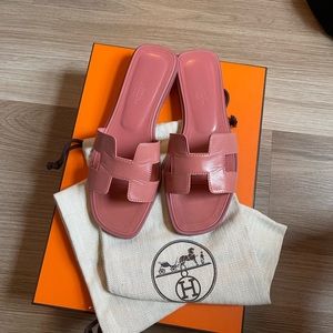 HERMES PINK ORANS WITH BOX